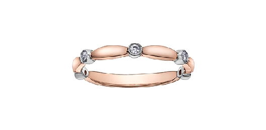 Chi Chi Stackable Diamond Ring 0.10ctw 10kt RG

* Ring sizing cha...