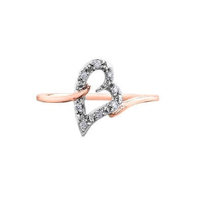 Heart Diamond Ring in 10KT Rose Gold


*Ring sizing charges not ...