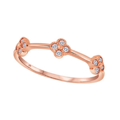 Diamond Ring 0.096ctw
10KT Pink Gold

* Sizing not included in s...