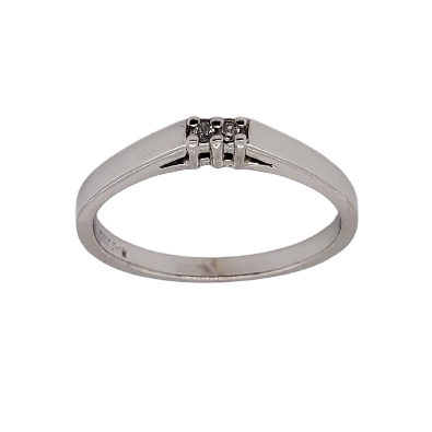 Diamond Ring .04ctw
14Kt White Gold 

FINAL SALE AT 75% OFF DURI...