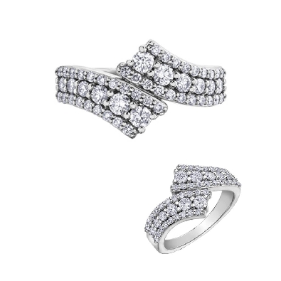 Diamond Envy - Distinctively Yours - Diamond Ring 1.00ctw
10KT Whi...