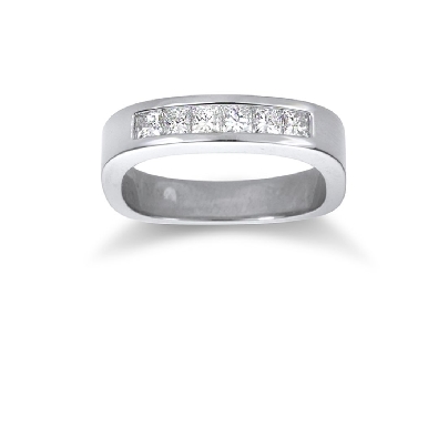 Princess-Cut Diamond Anniversary Band 0.41ctw
14KT White Gold
Si;...
