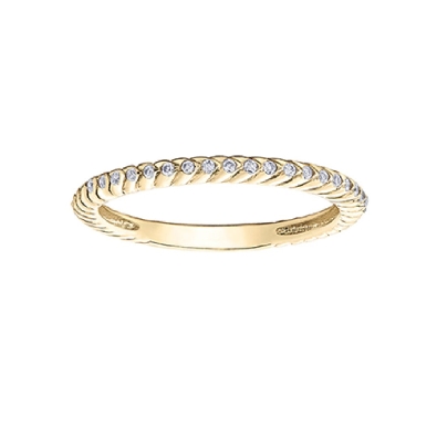 Diamond Band from the Chi Chi Collection 0.088ctw
10KT Yellow Gold  