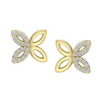 Diamond Earrings 0.192ctw
10KT Yellow Gold  