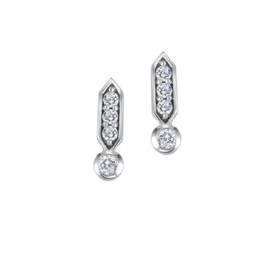 Canadian Diamond Earrings 0.0125ctw
10KT White Gold

  