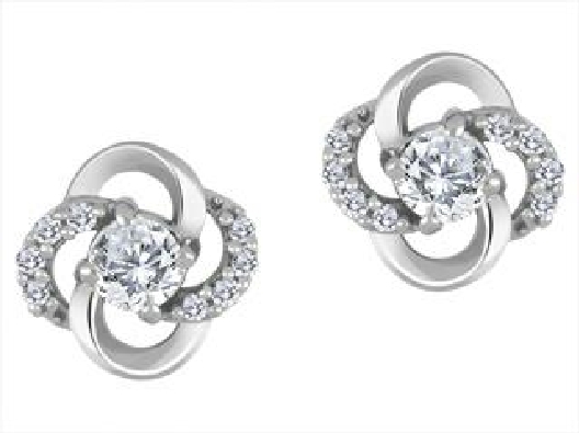Canadian Diamond Earrings ctw0.235
10KT White Gold 

Canadian Di...
