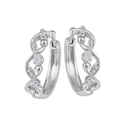 Canadian Diamond Hoop Earrings 0.114ctw
10KT White Gold

CAD1710...