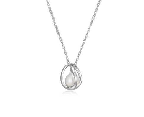ELLE
  Luna   Necklace
Genuine White Pearl
Silver/Palladium/Rhod...