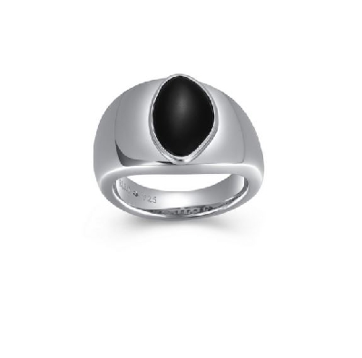 ELLE
  Pebble   Ring
Black Agate 
Silver/Palladium/Rhodium
Size...