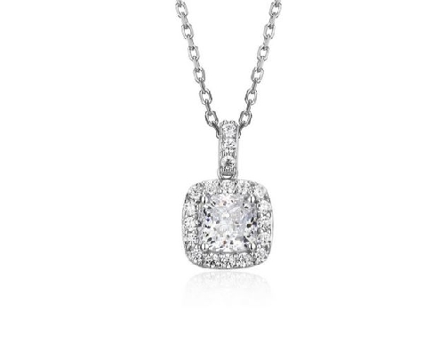 ELLE
  Radiance    Necklace
CZ Cushion Cut
6mm
CZ/Silver/Pallad...
