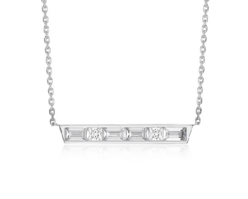 ELLE
  Baguette    Bar Necklace
16  +3  
CZ/Silver/Palladium/ Rh...