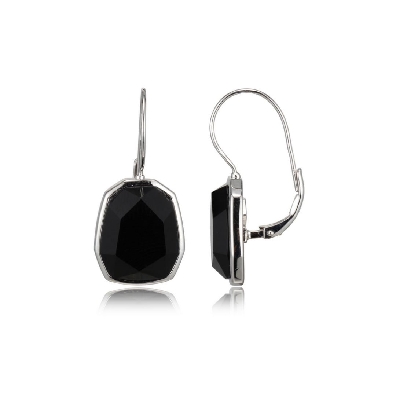 ELLE
  Exuberance   Earrings
Genuine Black Agate
CZ/Silver/Palla...
