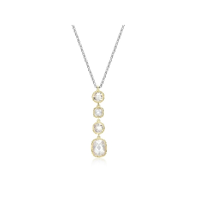 ELLE
  Essence   4 Stone Necklace
CZ/Silver/Palladium/Rhodium
w/...