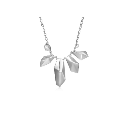 ELLE
  Peak   Polygon Necklace  w/CZ
Silver/Palladium/Rhodium
17...