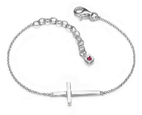 ELLE
  Devotion   Sideways Cross
Bracelet
 6.5  +1.5  
24x12mm...