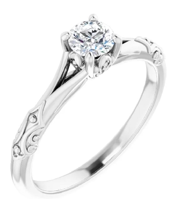 14KT WG Diamond Engagement Ring  0.27ct


  
