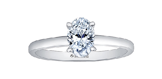 Maple Leaf Diamonds&trade; Oval Canadian Diamond Solitaire Ring
0.73ct...