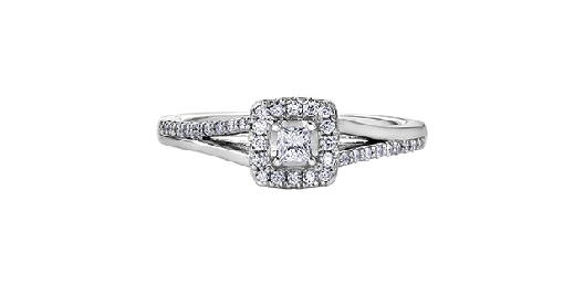 Canadian Diamond Engagement Ring 0.30ctw
10Kt WG

CD#MLR189517  ...