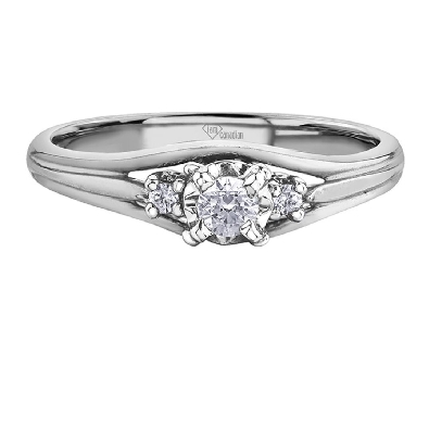 Canadian Diamond Engagement Ring 0.182ctw
10KT White Gold

MLR73...