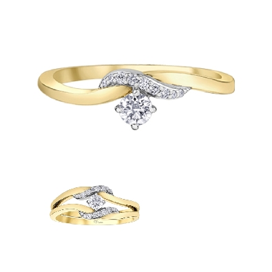 Canadian Diamond Ring 0.18ctw
10KT Yellow Gold
(Also pictured wit...