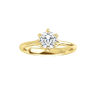 6-Prong Diamond Engagement Ring 0.50ct
14KT Yellow Gold

0.50ct;...