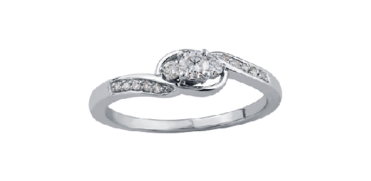 Diamond Engagement Ring 0.20ctw
10KT WG  