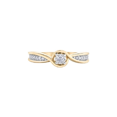 Diamond Engagement Ring from the Illuminaire Collection
0.12ctw
1...