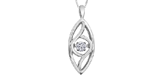Forever Jewellery Canadian Diamond Pendant Silver  0.042ctw

CD#M...