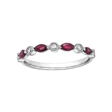 Ruby and Diamond Band  
From the Chi Chi Collection&trade;
0.10ctw
1...