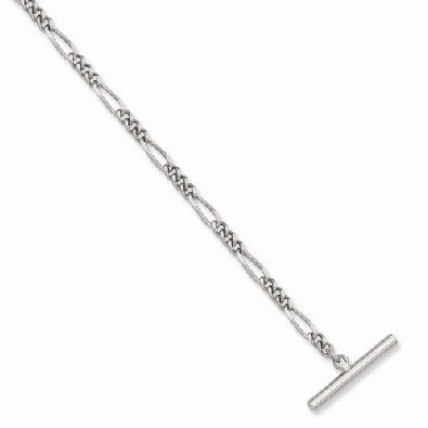 Rhodium-plated Kelly Waters Figaro Tie Chain  