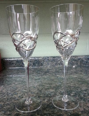 Dora Platinum Wine Glass
(Set of 2)

These exclusive wine glasse...