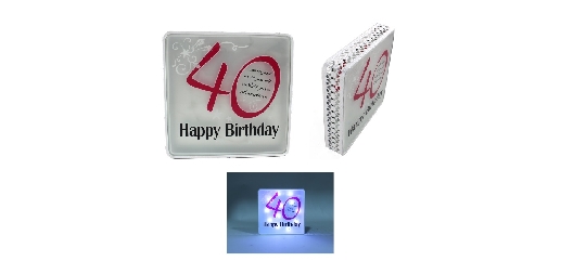 40th Birthday LED Lite  