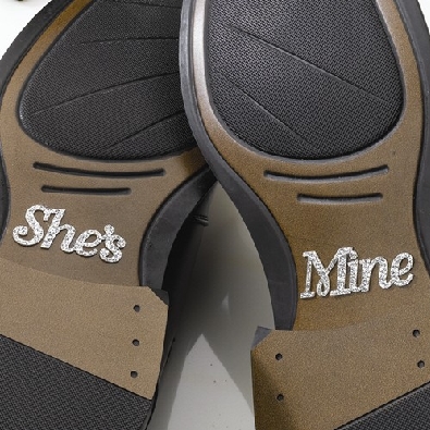   She s Mine   Shoe Stickers  