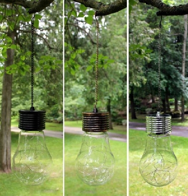 Glass Solar String Light Bulb  