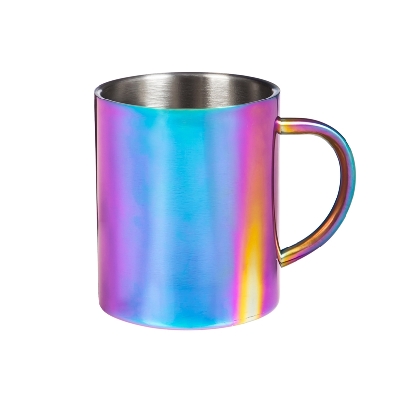 Stainless Steel Coffee Cup; 15 OZ; PVD  