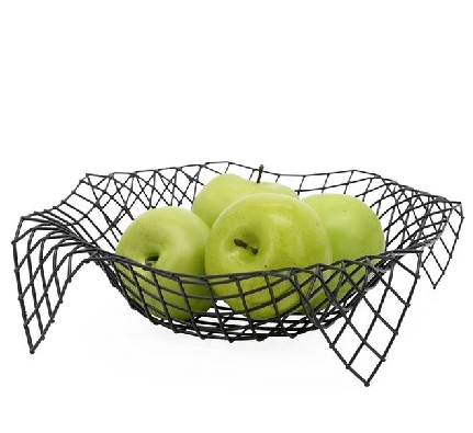 Matrix Metal Fruit Basket - Black  