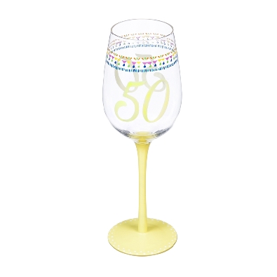 Color Changing Wine Glass; 12 OZ; Birthday Confetti 50th
This 12 o...