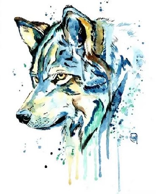 Wolf 1 Art Print 11   x 14  

From the Artist:
This wolf art pri...