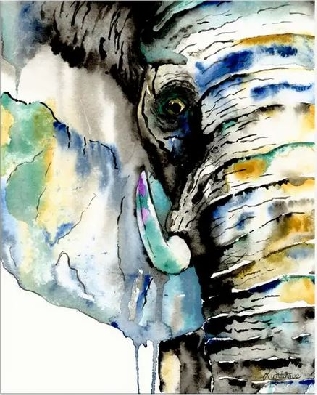 Elephant 2 Art Print 8   x 10   


From the Artist:
This elepha...