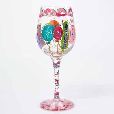 It s My Birthday Lolita Wine Glass  