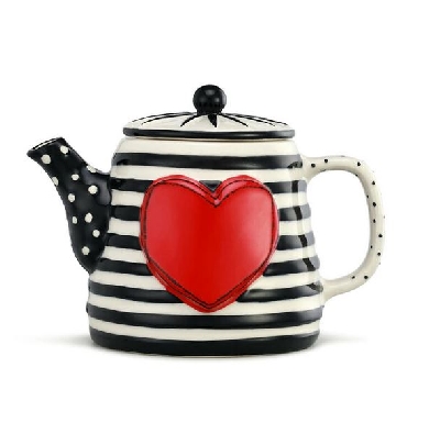 Striped Tea Pot by Demdaco  
