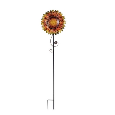 Sunflower Garden Stake
Metal & Glass  