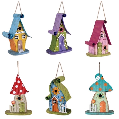 Colourful Birdhouses
Choose from 6 Styles

Wood and Metal
  