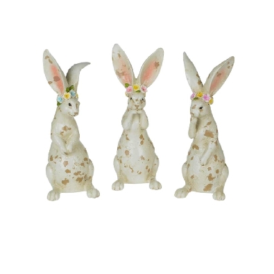 Rustic Bunny With Flower Crown - Choose from 3 Styles!  