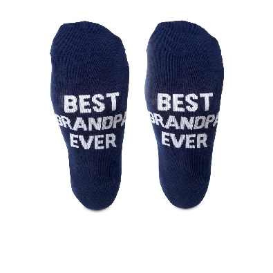   Best Grandpa Ever    Men s Cotton Blend Socks  