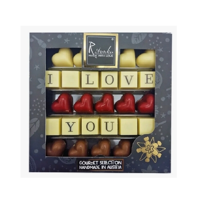 Ritonka Chocolates -   I Love You  
Made in Austria  