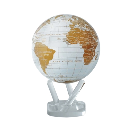 Magnetic Globe - White and Gold 6  
If luxury is your style; this ...