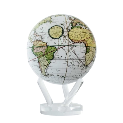 Magnetic Globe - Antique Terrestrial White 6  
The Antique Terrest...