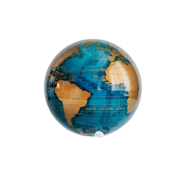 Magnetic Globe - Blue and Gold 6  
Equal parts vivid and glossy; o...