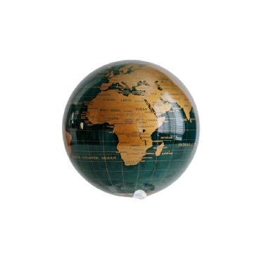 Magnetic Globe - Green and Gold 6  
A winning color combination; t...